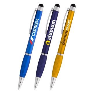 Promotional Crisscross Grip Stylus Pens