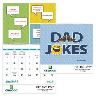 Dad Jokes Spiral Calendars