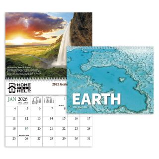 Earth Printed Wall Calendars