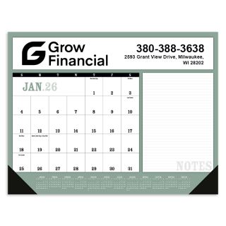 Notes Desk Pads with Vinyl Corners