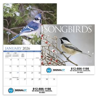 Songbirds Appointment Stapled Wall Calendars