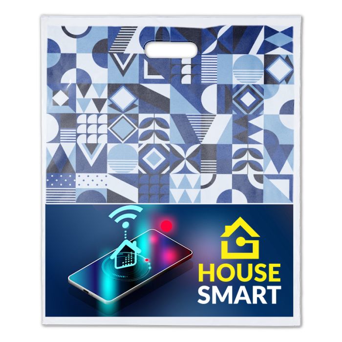 15x18 Promotional Digital Full-Color Die Cut Plastic Bags