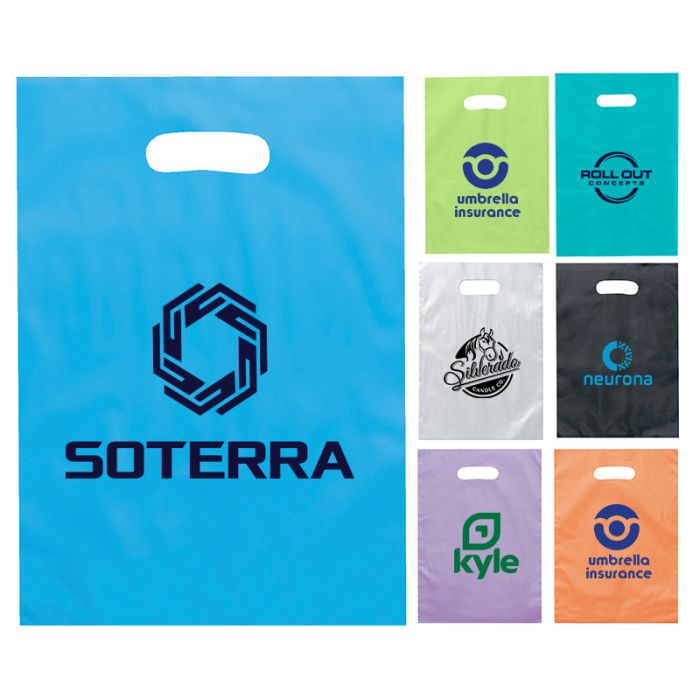 9.5 x 14 Custom Printed Plastic Bags with 7 Colors