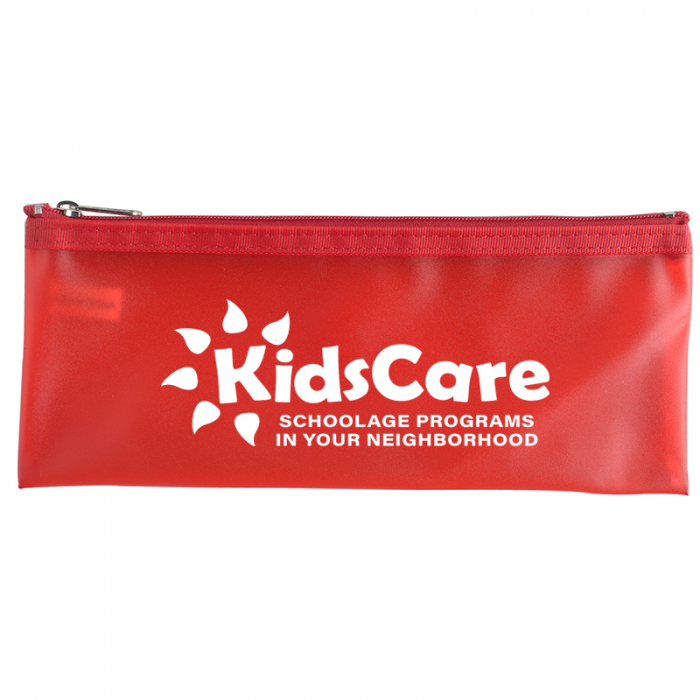 Custom Printed Frosted Pencil Pouches